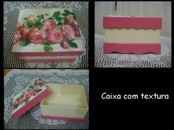 Caixa com textura